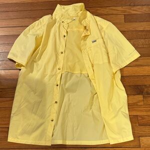 Columbia Yellow Men's Polo Shirt